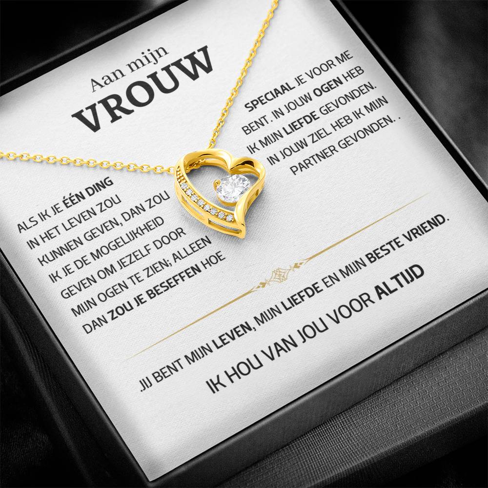 Vrouw – Hart ketting - 61