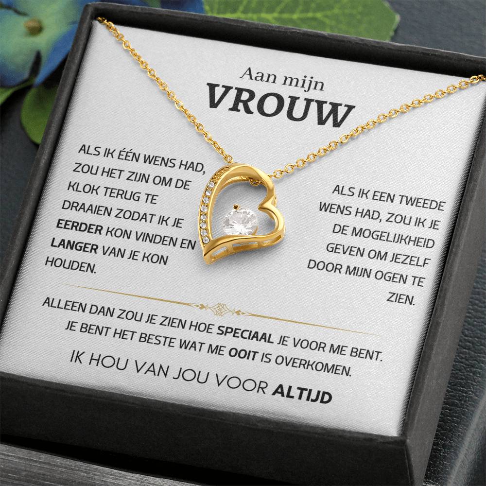 Vrouw – Hart ketting - 53