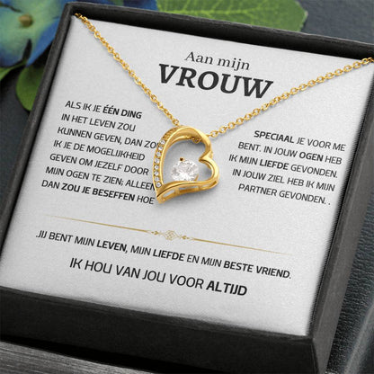 Vrouw – Hart ketting - 61