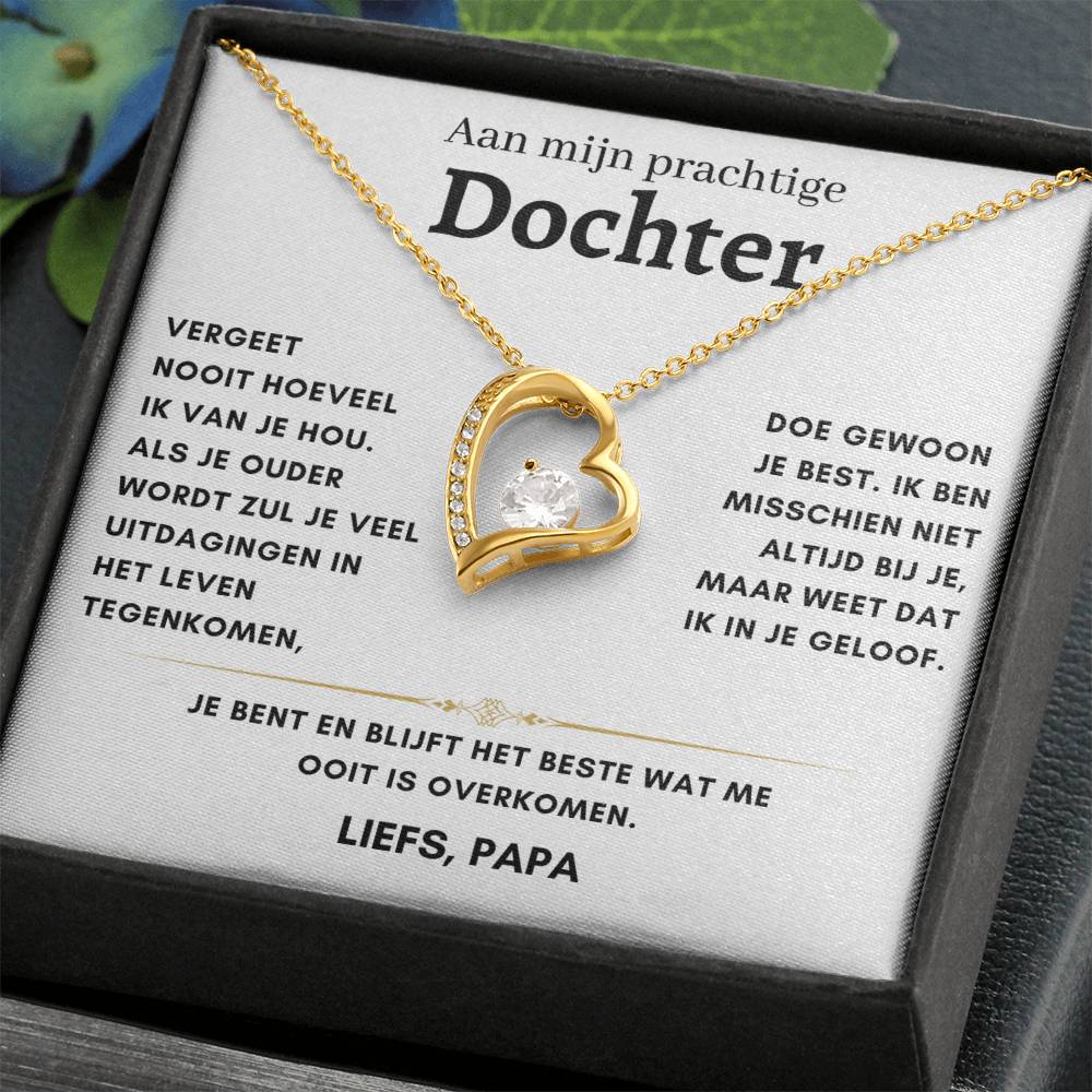 Dochter - Hart ketting - Liefs, Papa 8