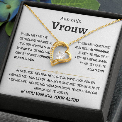 Vrouw – Hart ketting - 49