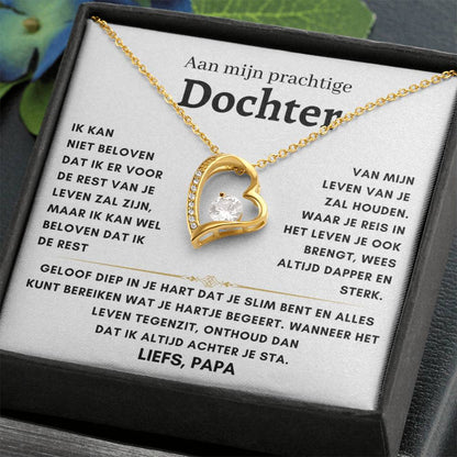 Dochter - Hart ketting - Liefs, Papa 10