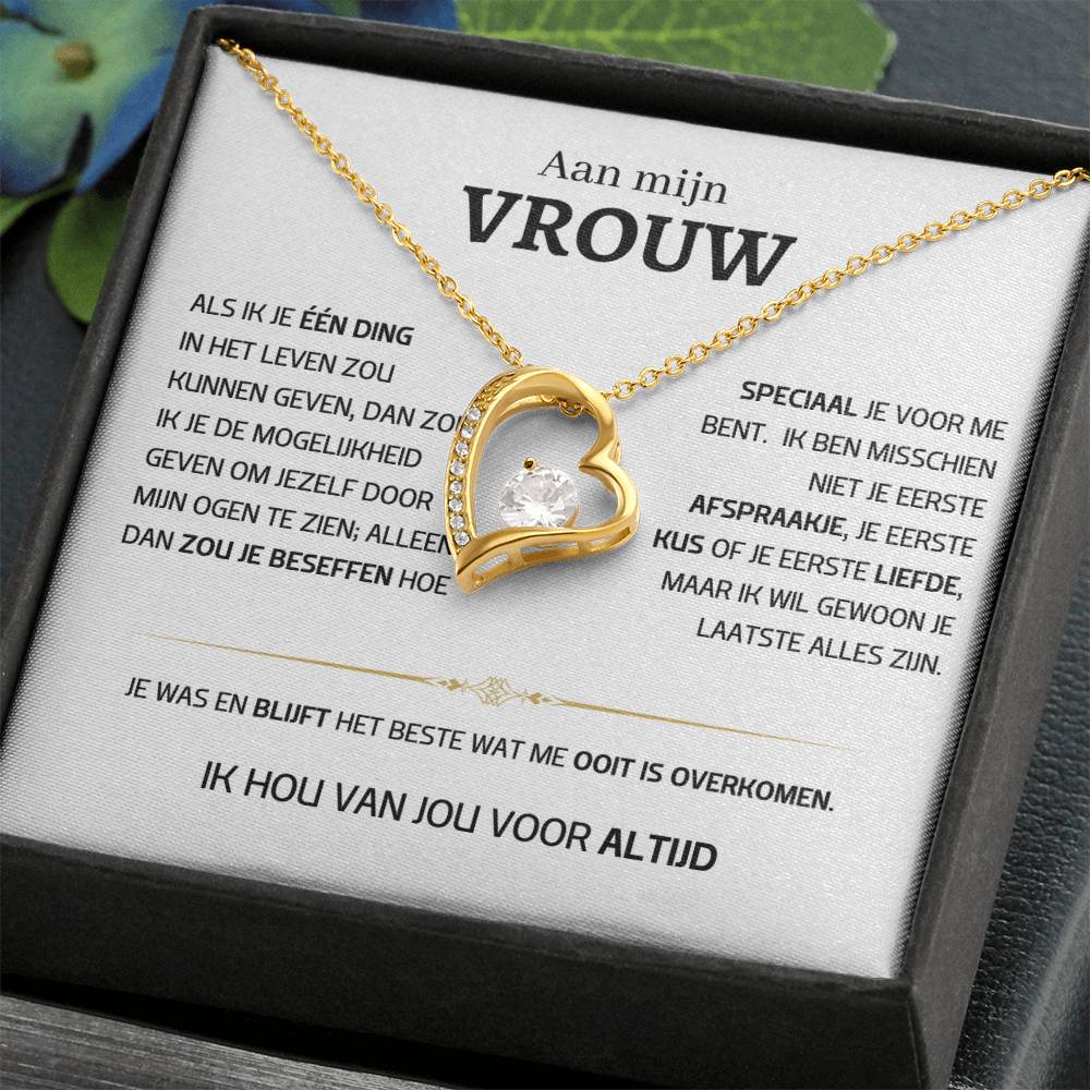 Vrouw – Hart ketting - 62