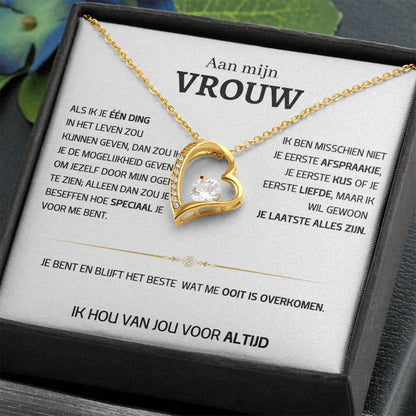 Vrouw – Hart ketting - 58