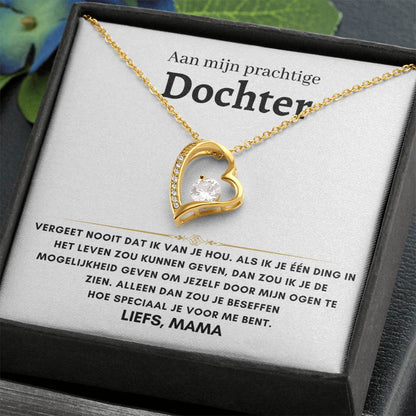 Dochter - Hartketting - Liefs, Mama