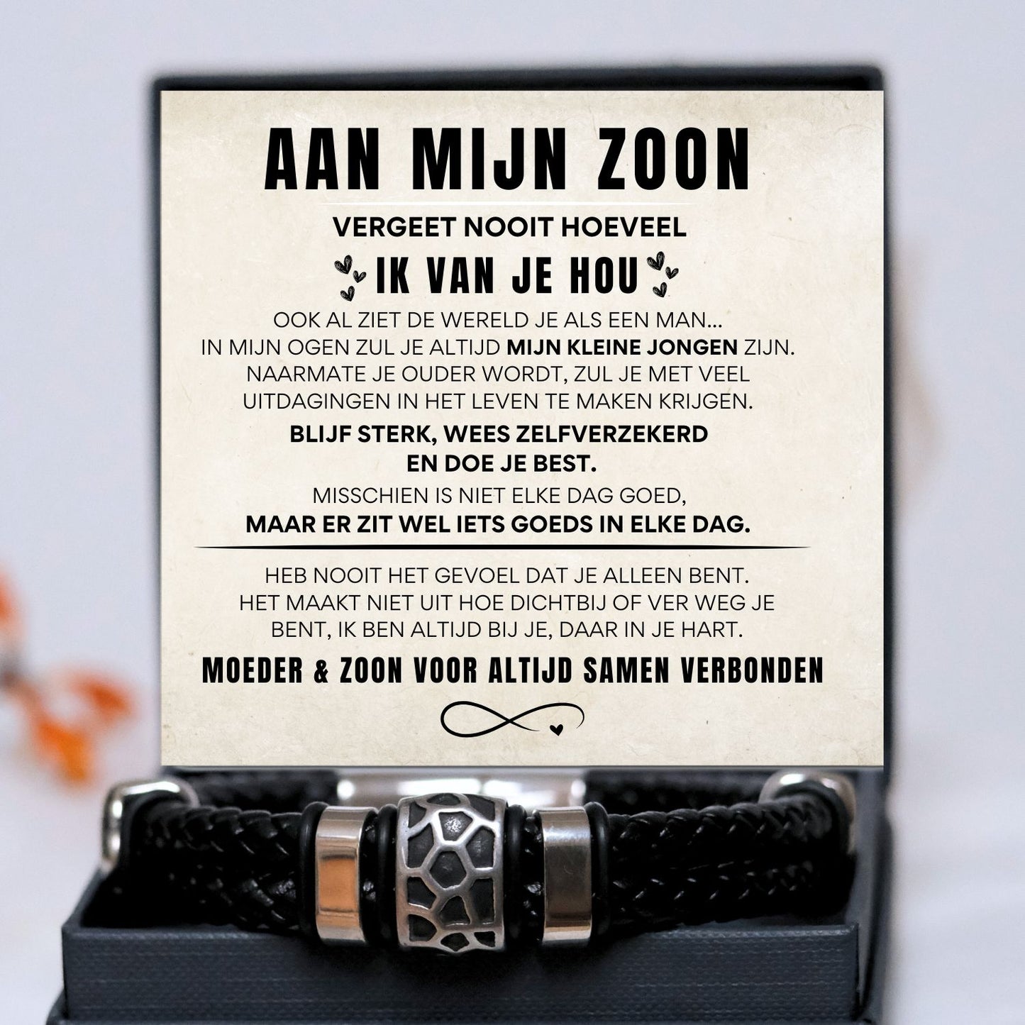Aan Mijn zoon Armband - NEW