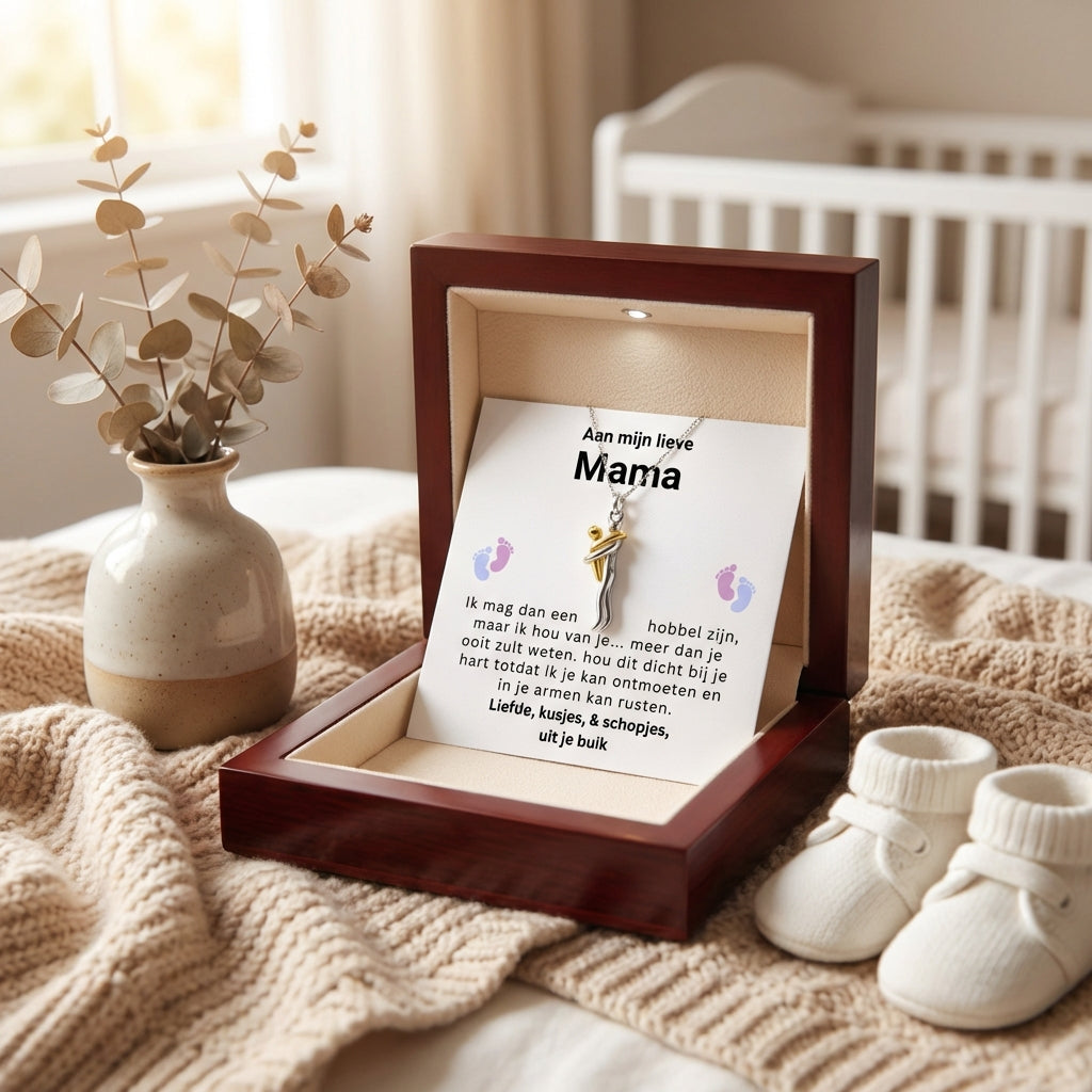 kind mama ketting - cadeau voor zwanger vrouw