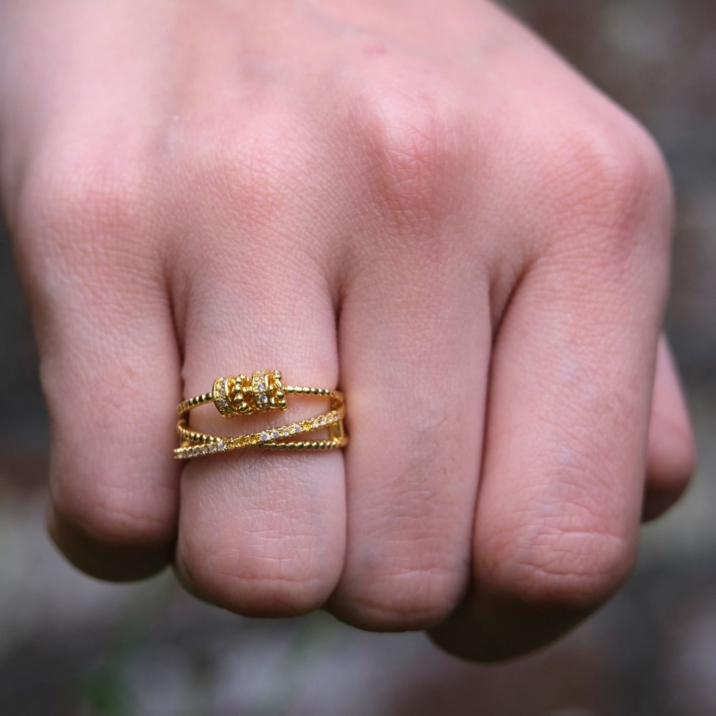 Aan mijn Dochter - Fidget-Spin-Stress ring