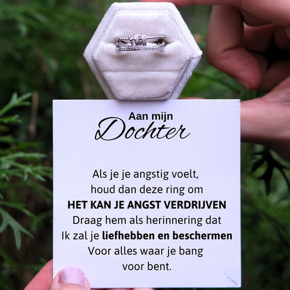 Aan mijn Dochter - Fidget-Spin-Stress ring