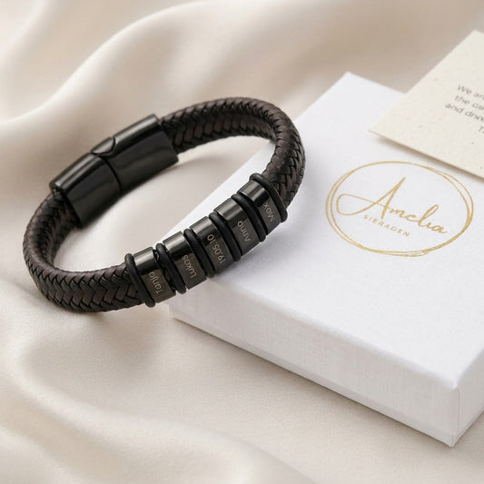 Liefdesverhaal Armband met Gravure – Voor Papa