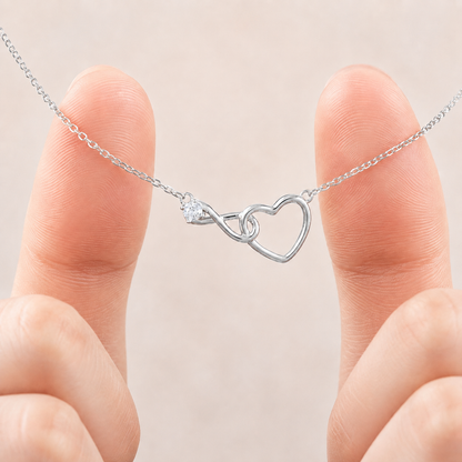 Moeder & dochter - Altijd In Mijn Hart - Infinity Hart Ketting
