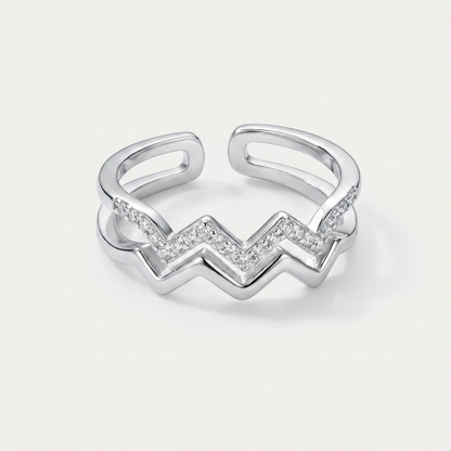 Hoogte- en Dieptepunten ring - Aan mijn Zus