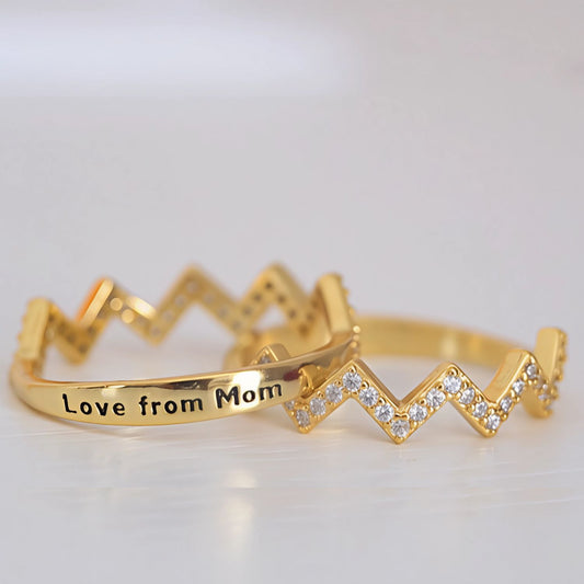 Love from Mom Ring