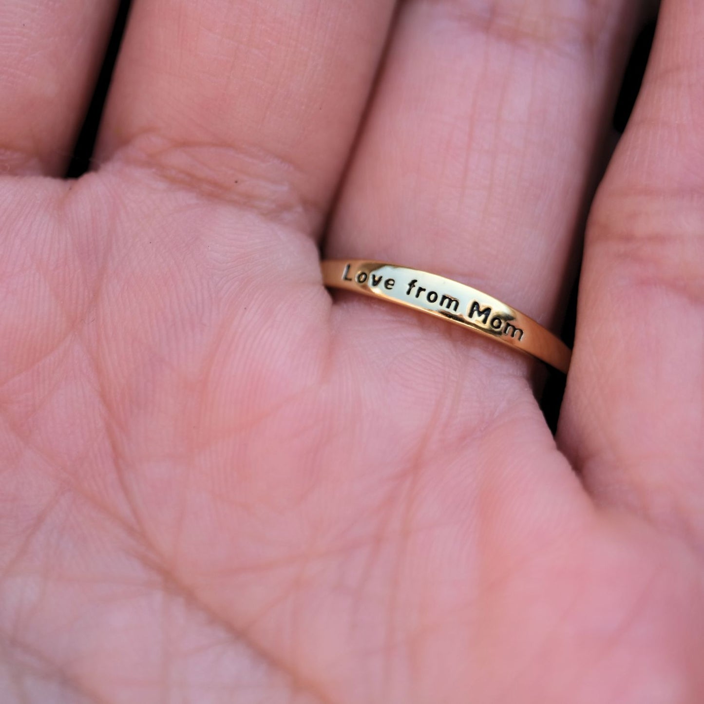 Love from Mom Ring