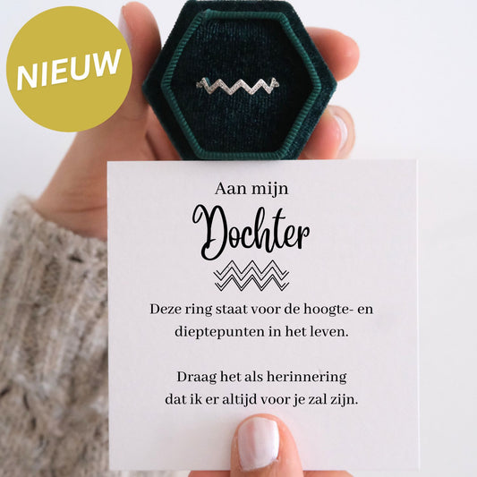 Hoogte en Dieptepunten Ring - Aan mijn Dochter