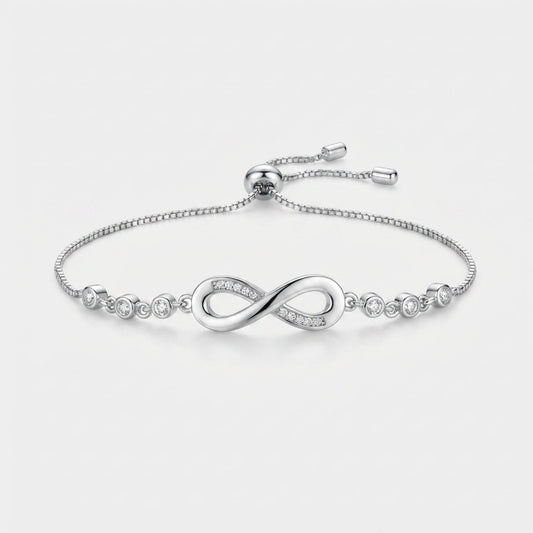 Infinity armband verstelbaar S925