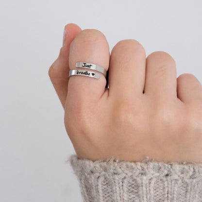 Just Breathe Ring