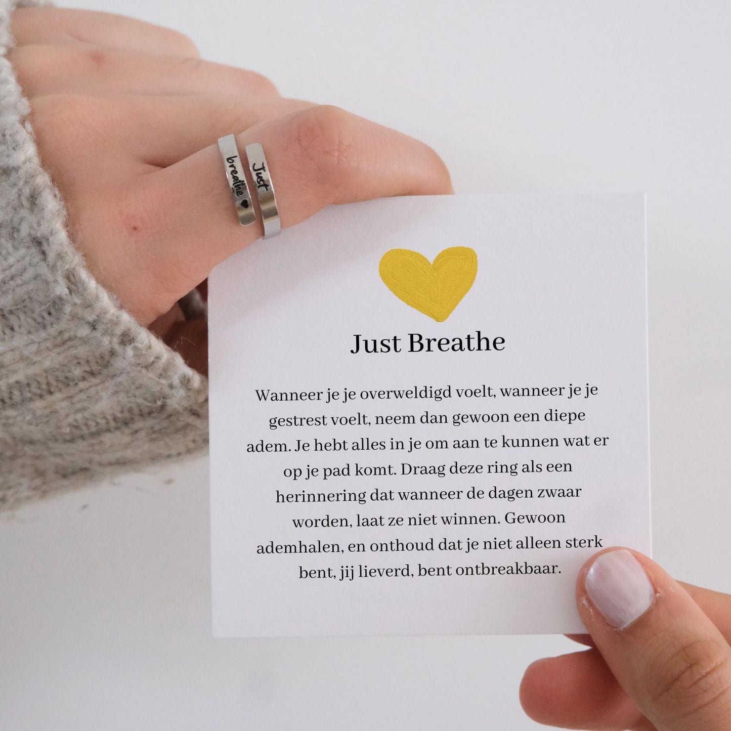 Just Breathe Ring