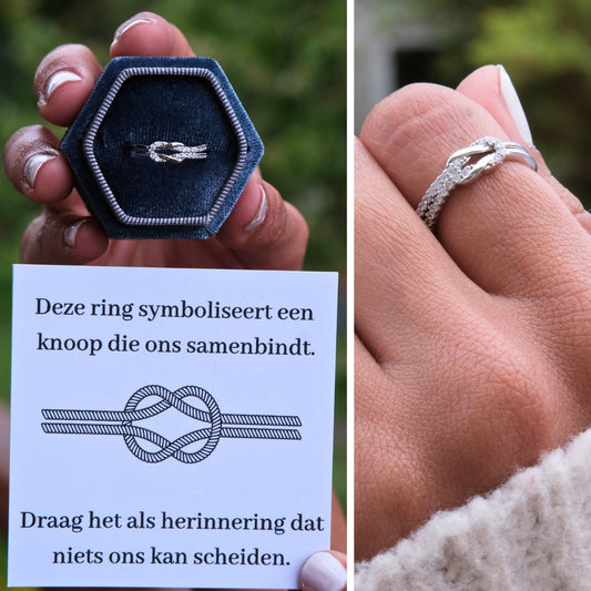 Liefdesknoop ring (Bijna Uitverkocht)