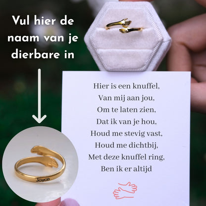 Knuffelring met Persoonlijke Gravure
