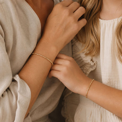 Morse code armband - Aan mijn Kleindochter - 'I LOVE YOU'