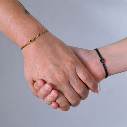 Set van 2- Liefdesknoop Armband - Moeder & Dochter