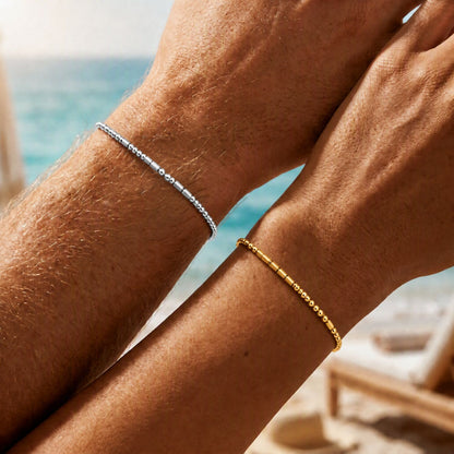 Morse Code Armbanden Set voor Koppels - I LOVE YOU