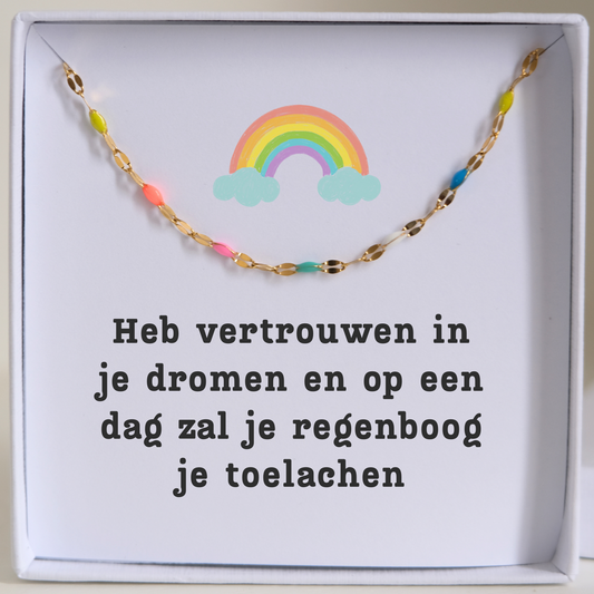 Regenboog ketting