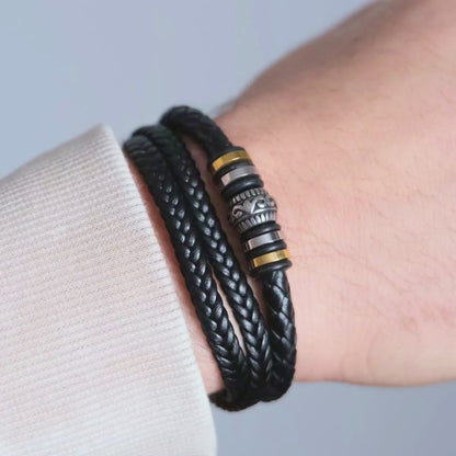 Aan Mijn Kleinzoon Armband - Vergeet nooit hoeveel ik van je hou