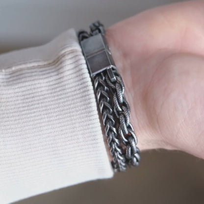 Aan Mijn Kleinzoon -  Armband double chain