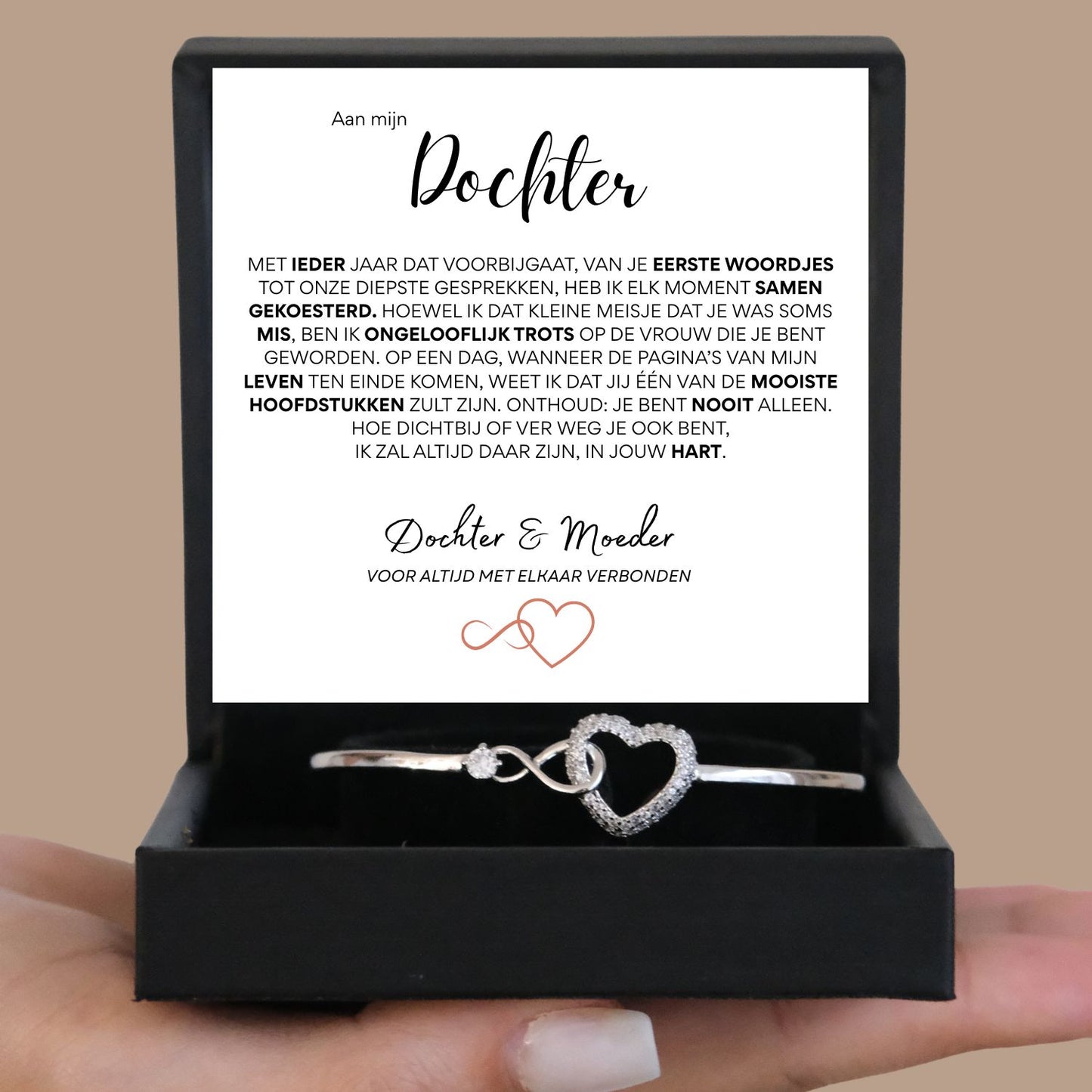 Infinity Armband - Aan mijn Dochter - V2