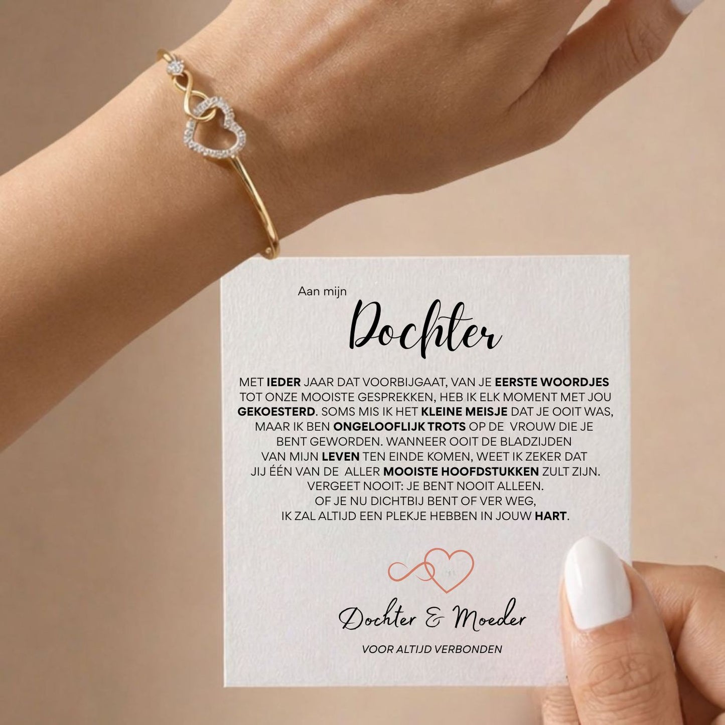 Infinity Armband - Aan mijn Dochter - V4