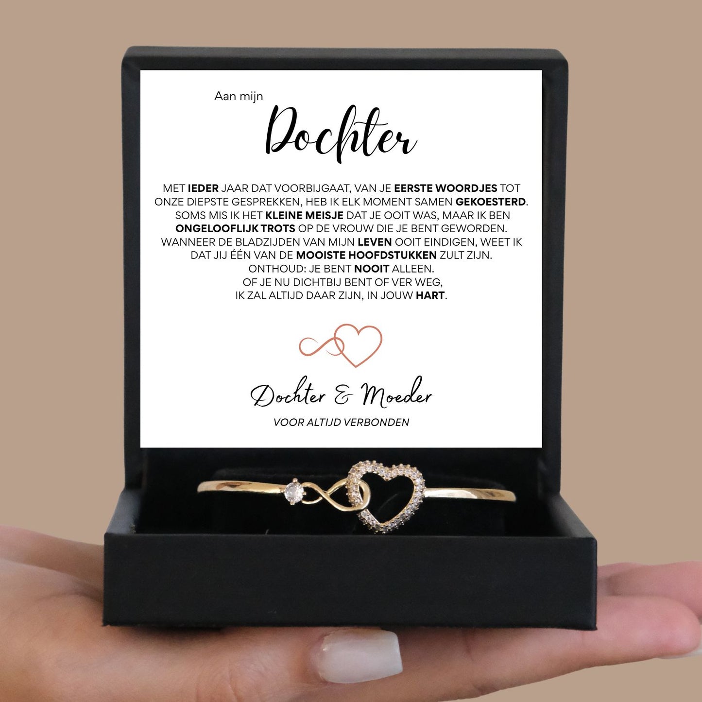 Infinity Armband - Aan mijn Dochter - V5