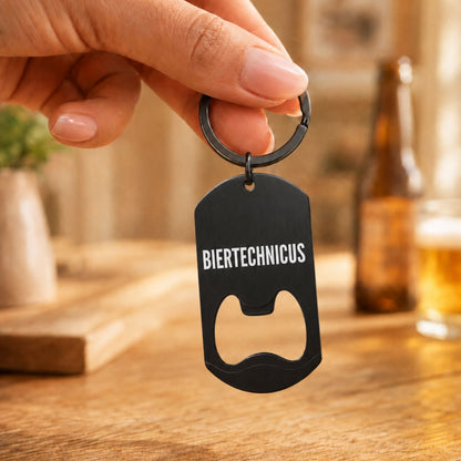 Gepersonaliseerde Flesopener Sleutelhanger met Gravure