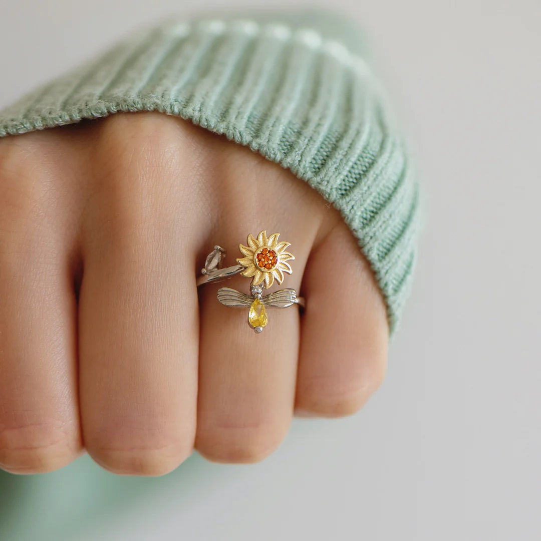 Zonnebloem Ring - Aan mijn dochter